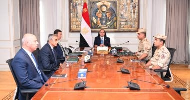 الرئيس السيسي يتابع تطورات مشروع تطوير محطة الزهراء للخيول الأصيلة 2 الرئيس السيسي يتابع تطورات مشروع تطوير محطة الزهراء للخيول الأصيلة