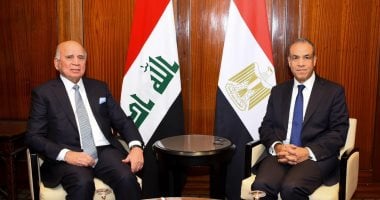 وزير الخارجية يلتقي نائب رئيس وزراء العراق لمناقشة آخر مستجدات قمة بغداد 2 وزير الخارجية يلتقي نائب رئيس وزراء العراق لمناقشة آخر مستجدات قمة بغداد
