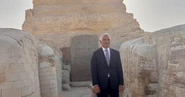 وزير الثقافة والسياحة التركي يزور أهرامات الجيزة ويثني على الحضارة المصرية القديمة 2 وزير الثقافة والسياحة التركي يزور أهرامات الجيزة ويثني على الحضارة المصرية القديمة