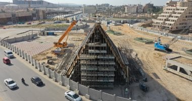 ميدان الرماية يضيف هرم رابع.. تعرف على محطة مترو الخط الرابع.. صور 2 ميدان الرماية يضيف هرم رابع.. تعرف على محطة مترو الخط الرابع.. صور