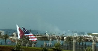 الديوان الأميرى في الدوحة يرحب بترامب بإطلاق المدافع 2 الديوان الأميرى في الدوحة يرحب بترامب بإطلاق المدافع