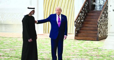 الرئيس الأمريكي دونالد ترامب يزور جامع الشيخ زايد الكبير - صور 2 الرئيس الأمريكي دونالد ترامب يزور جامع الشيخ زايد الكبير – صور