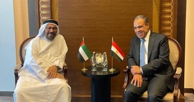 وزير الخارجية يلتقي وزير الدولة الإماراتي 2 وزير الخارجية يلتقي وزير الدولة الإماراتي