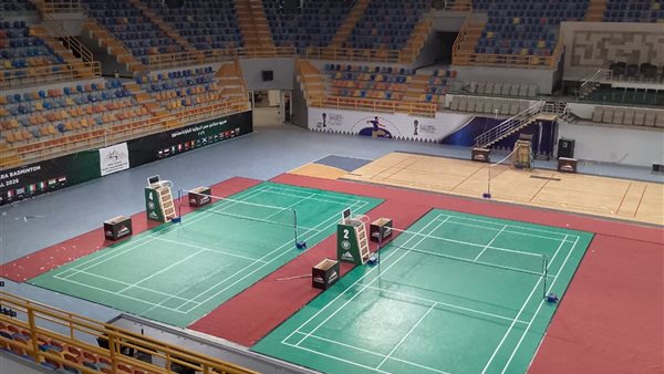 صالة نادي النادي تستعد لاستضافة بطولة مصر الدولية للريشة الطائرة البارالمبية