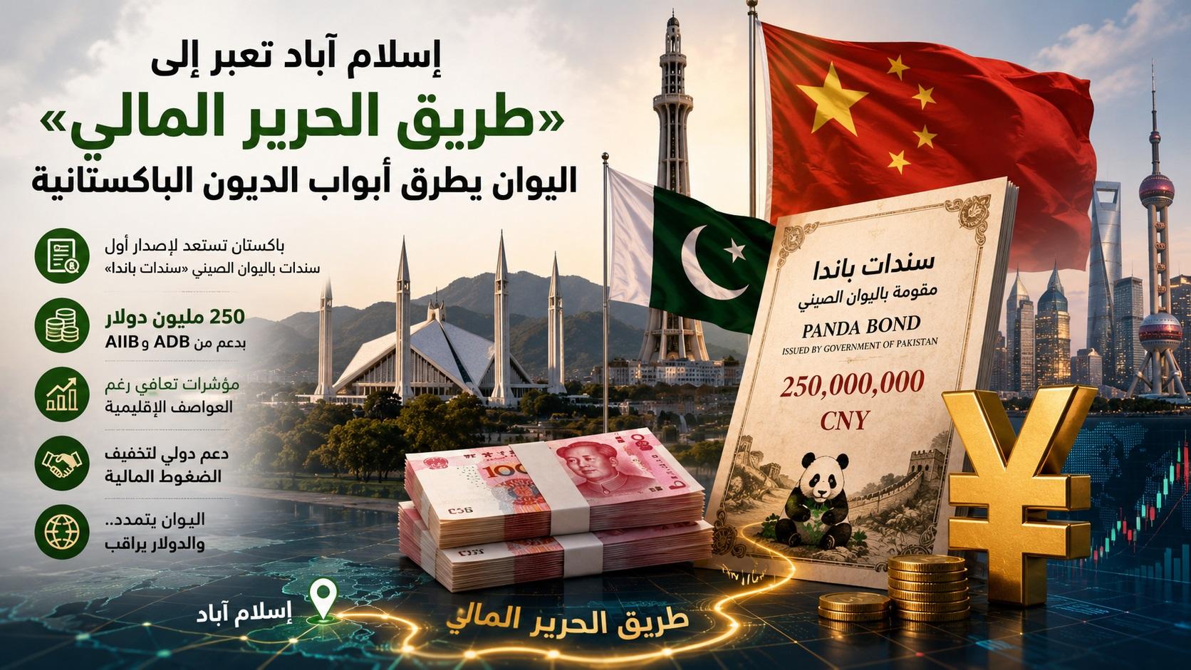 اليوان يطرق أبواب الديون الباكستانية
