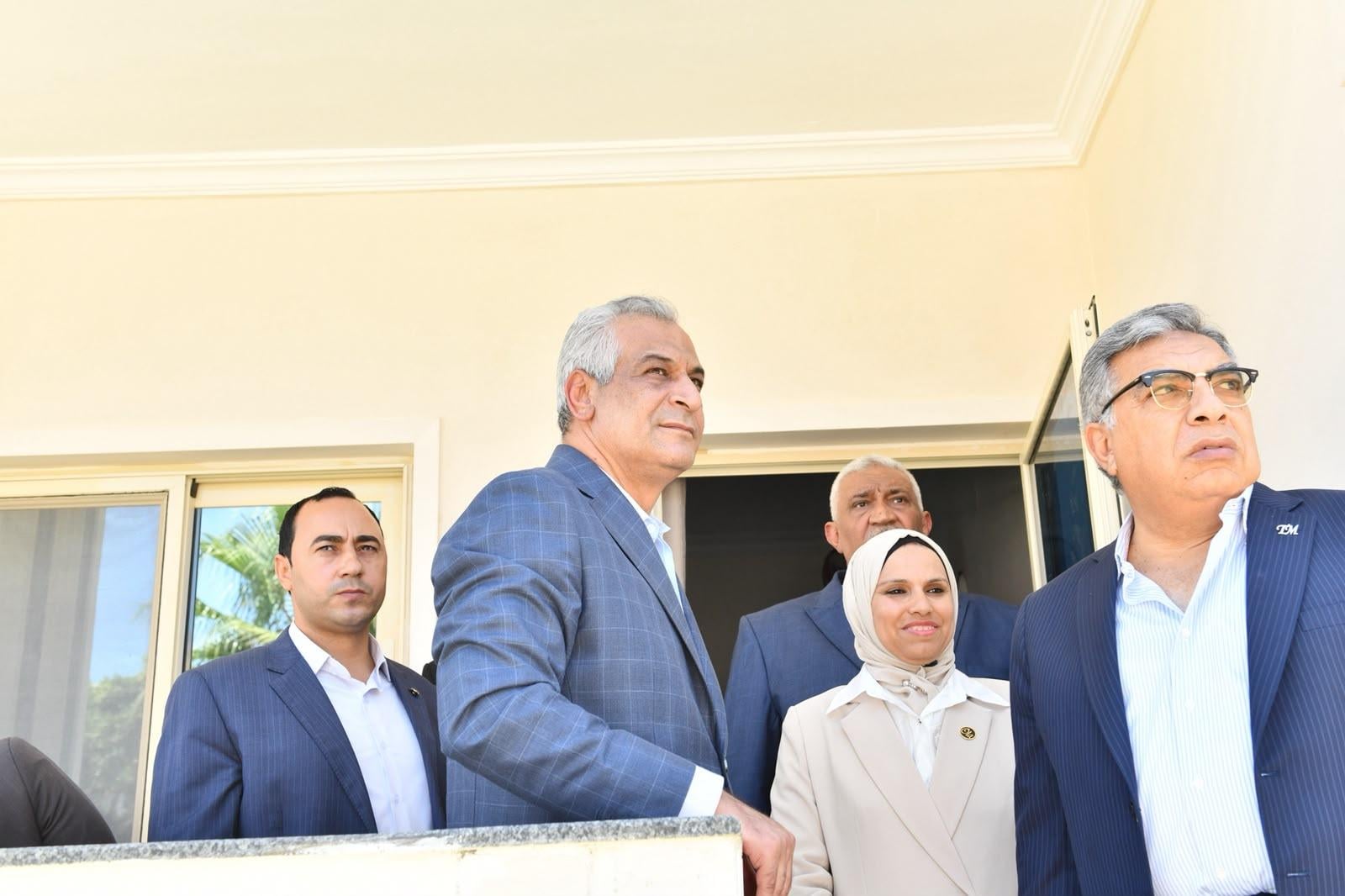 زيارة وزير الدولة للإنتاج الحربي لجمصة