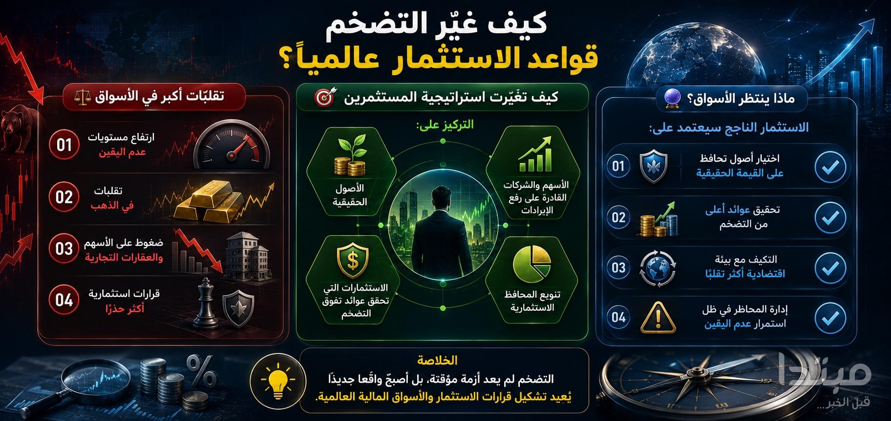 التضخم يفرض قواعد جديدة للاستثمار