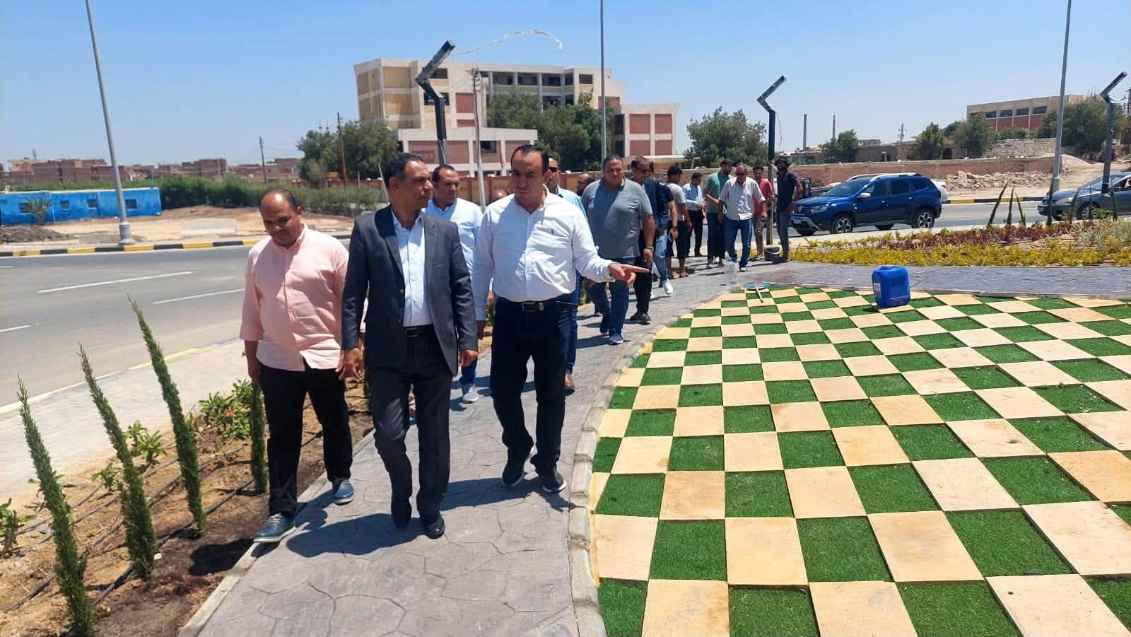 أعمال التطوير ورفع كفاءة الخدمات بمدن الصعيد الجديدة