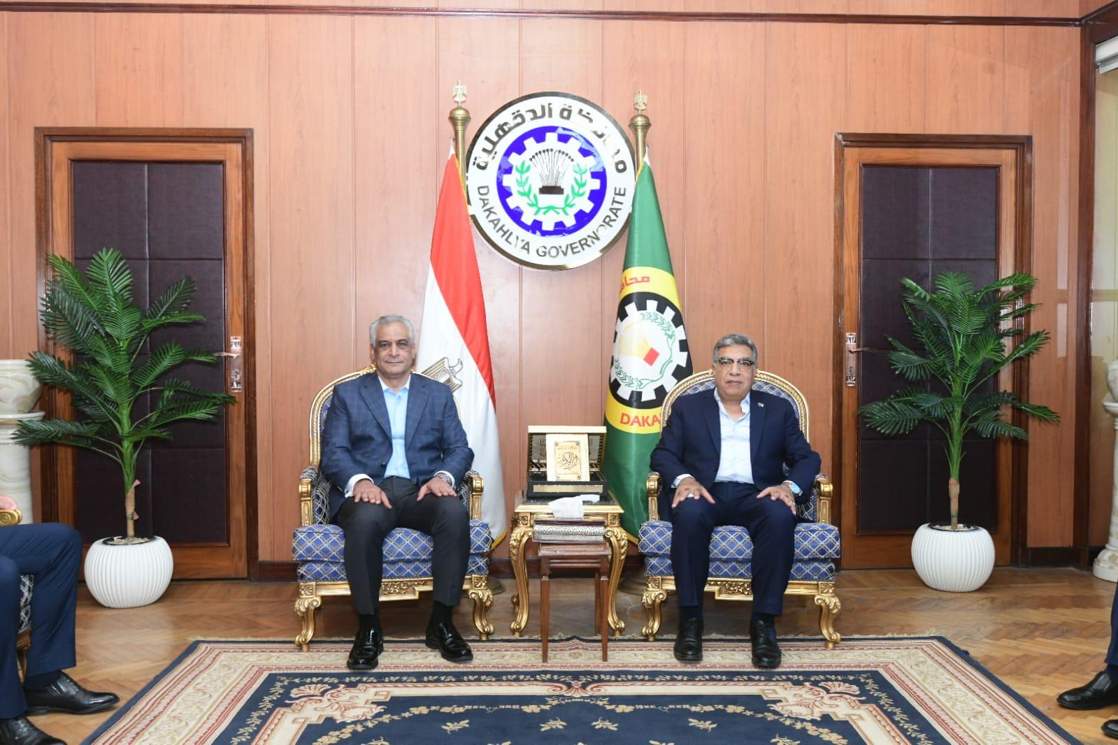 زيارة وزير الدولة للإنتاج الحربي لجمصة