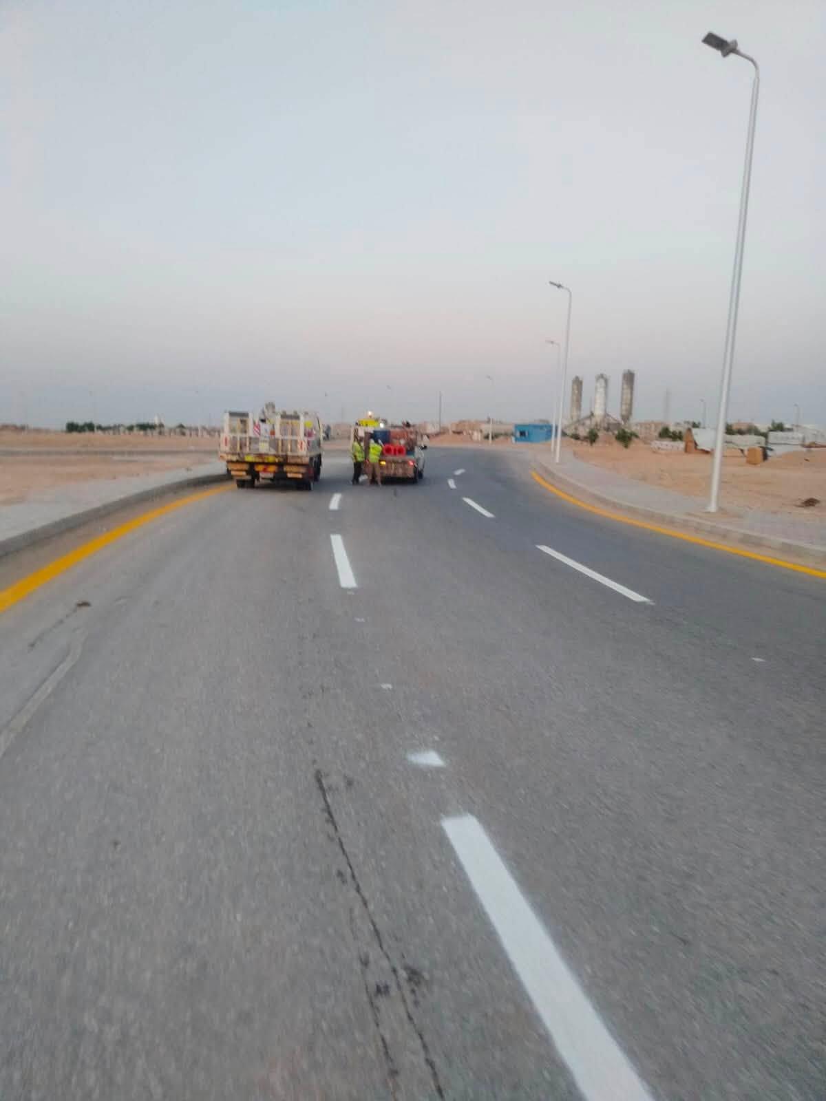 مشروعات الطرق والمرافق بالمدن الجديدة