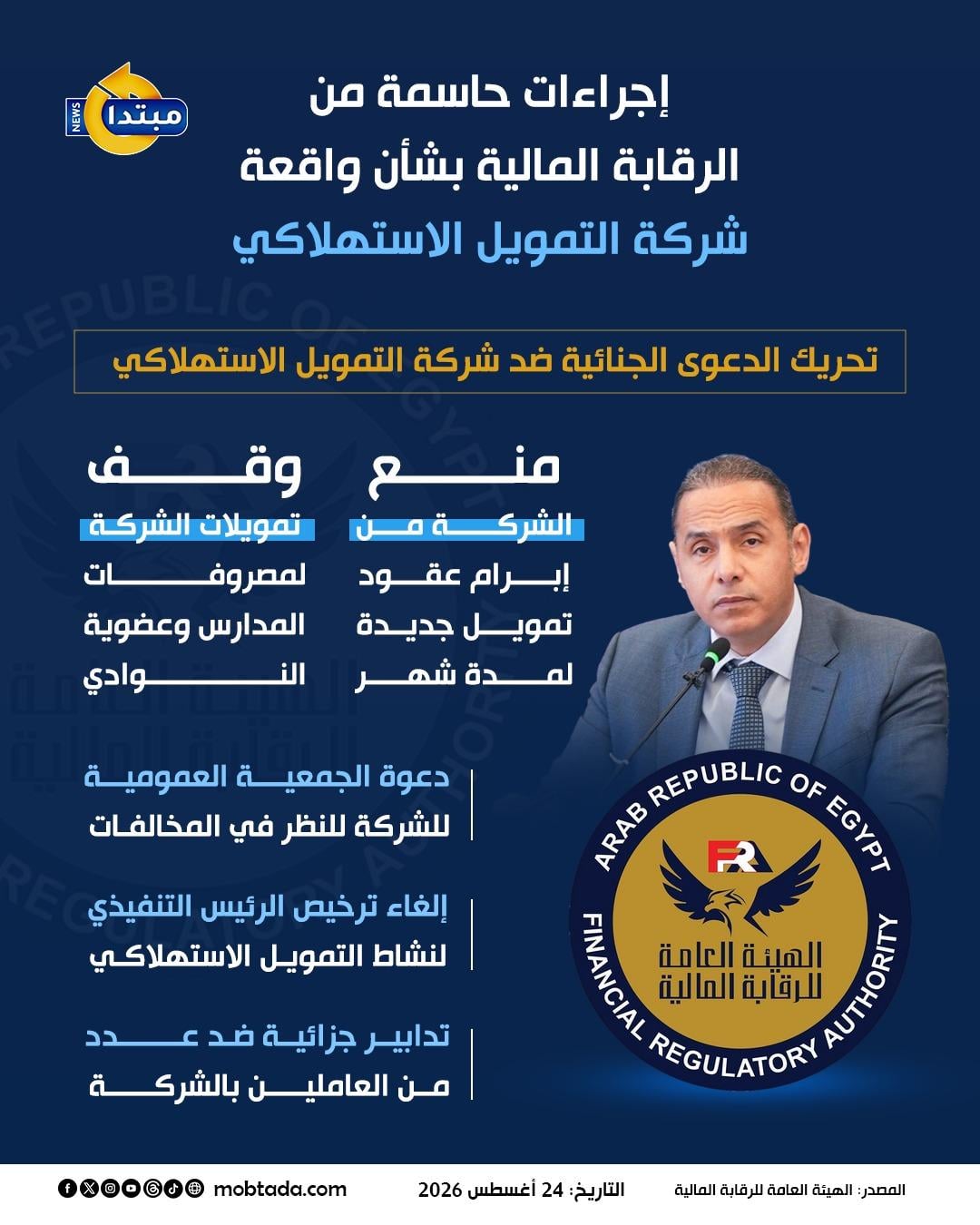 الرقابة المالية تتخذ قرارات بشأن واقعة استغلال بيانات أولياء الأمور