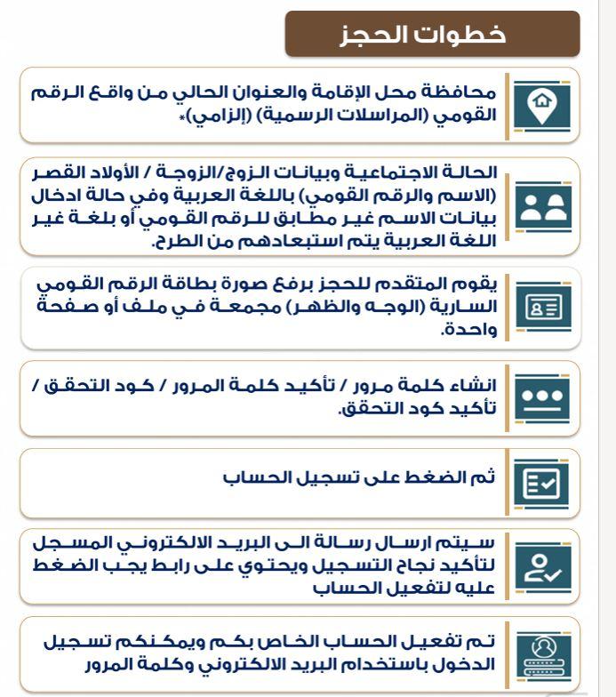 خطوات الحجز على منصة بوابة مصر الرقمية