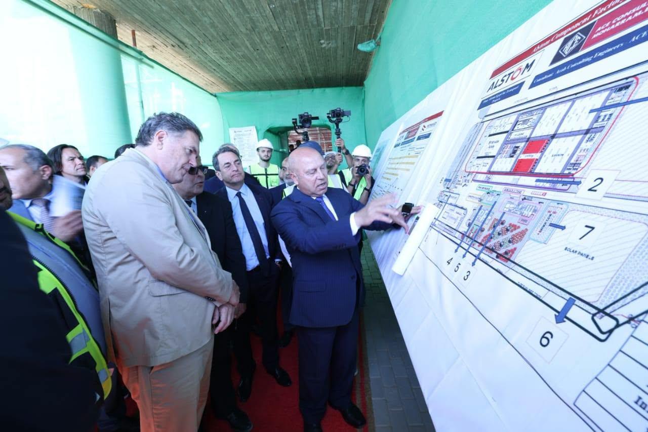 جولة وزير النقل ونظيره الفرنسي