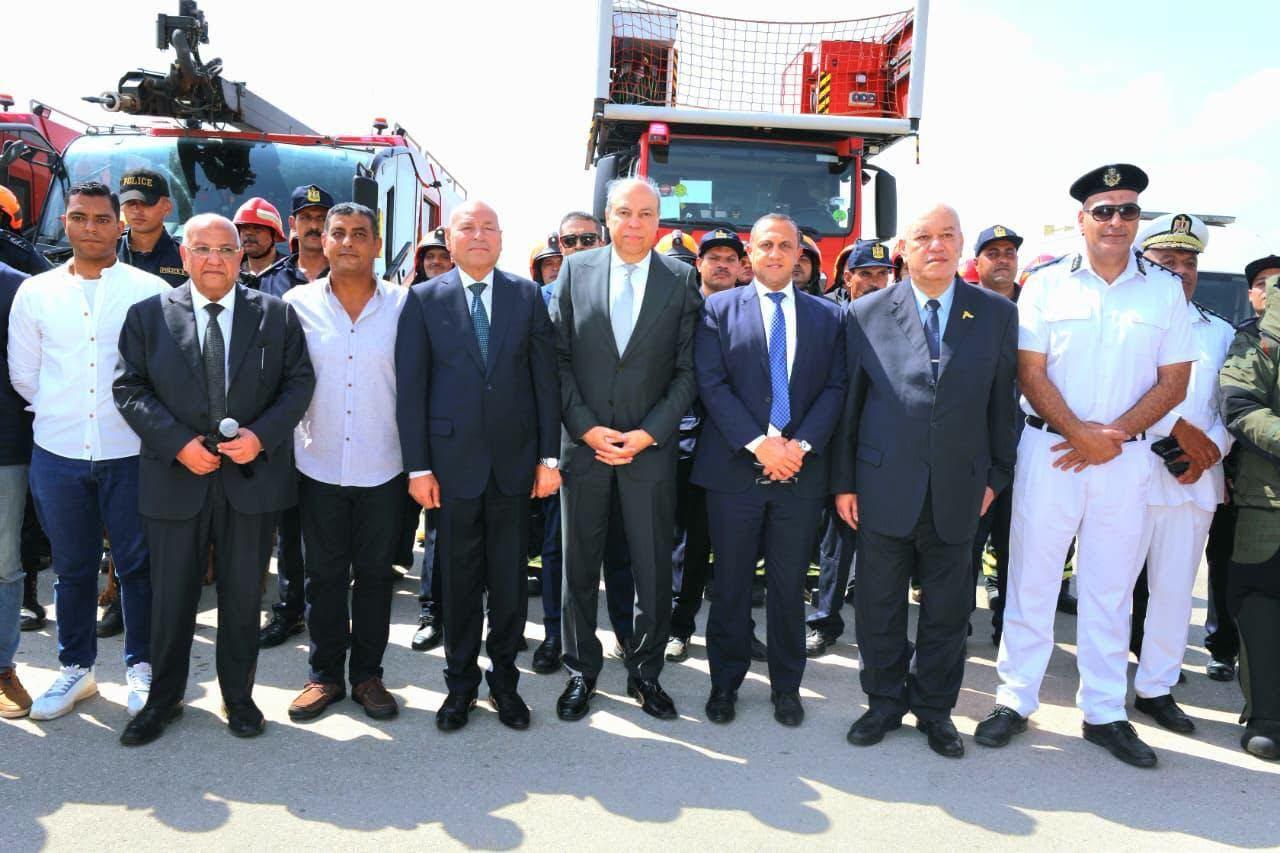 تجربة طوارئ بمطار القاهرة